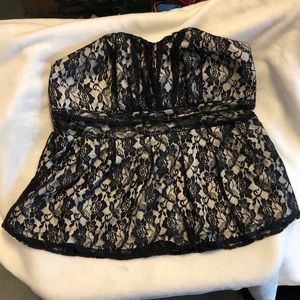 Lace evening top